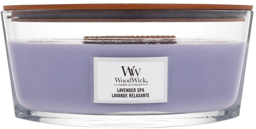 WoodWick Aromatinė žvakė (Lavender Spa), 453,6 g