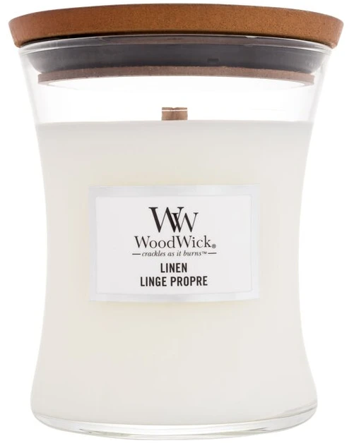 WoodWick Aromatinė žvakė (Linen), 275 g