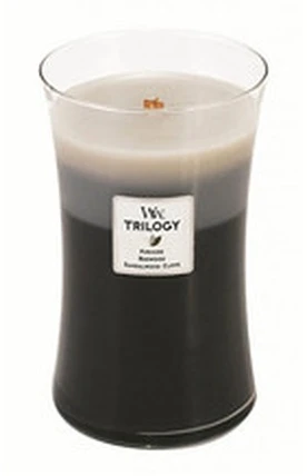 WoodWick Aromatinė žvakė (Warm Woods), 275 g