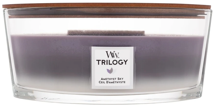 WoodWick Aromatinė žvakė (Amethyst Sky), 453,6 g