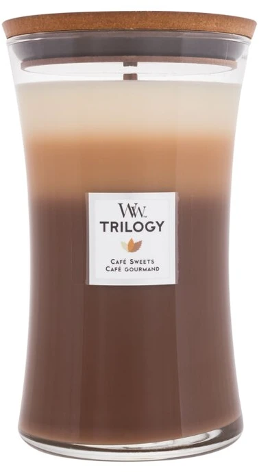 WoodWick Aromatinė žvakė (Trilogy Cafe Sweets), 609,5 g