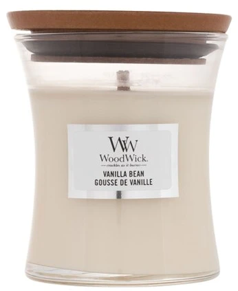 WoodWick Mini Hourglass Candles kvapioji žvakė su vanilės pupelių aromatu 85 g (spalvos defektas)