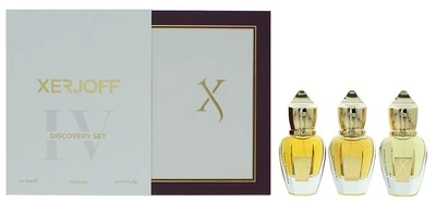 „Xerjoff Discovery Set IV“ kvepalų rinkinys unisex (kvepalai „Pikovaya Dama“ 15 ml + kvepalai „La Capitale“ 15 ml + EDP „More Than Words“ 15 ml)