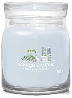 Yankee Candle aromatinė žvakė Signature stiklinė vidutinė A Calm - Quiet Place 368 g
