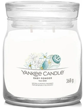 Yankee Candle Aromatinė žvakė Signature large glass Baby Powder 567 g