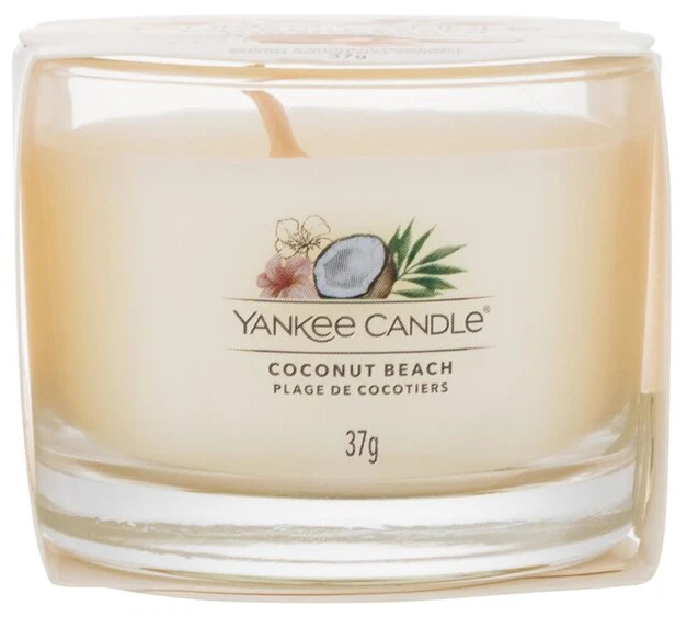 Yankee Candle Coconut Beach kvapioji žvakė, 37 g