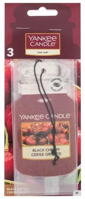 „Yankee Candle“ automobilio kvapiklių rinkinys „Juodas Cherry“ – 3 vnt.