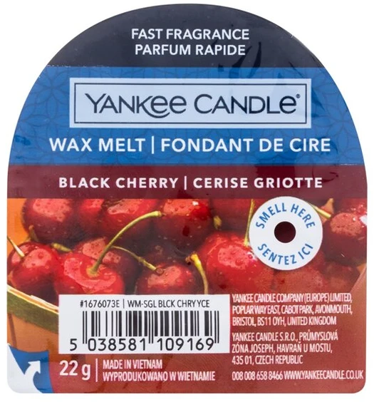 Yankee Candle Juodas Cherry 22 g