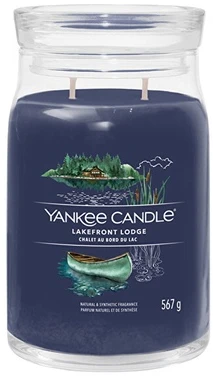 Yankee Candle Aromatinė žvakė Signature glass large Lakefront Lodge 567 g
