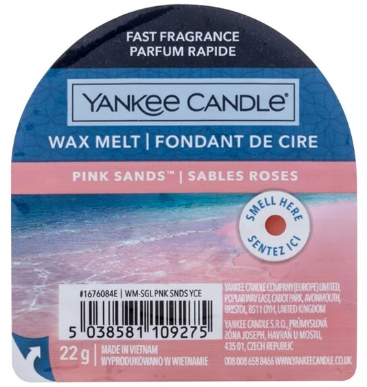 Yankee Candle Rožinė Sands 22 g