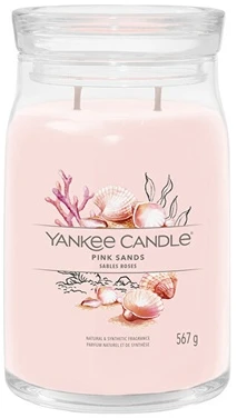 Yankee Candle Aromatinė žvakė "Signature large glass Rožinė Sands" 567 g