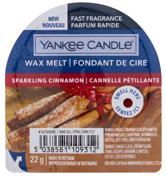 Yankee Candle Yankee žvakių putojantis cinamonas