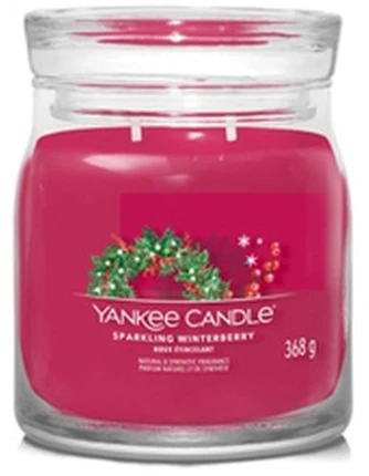 Yankee Candle Sparkling Winterberry kvepianti žvakė, 567 g