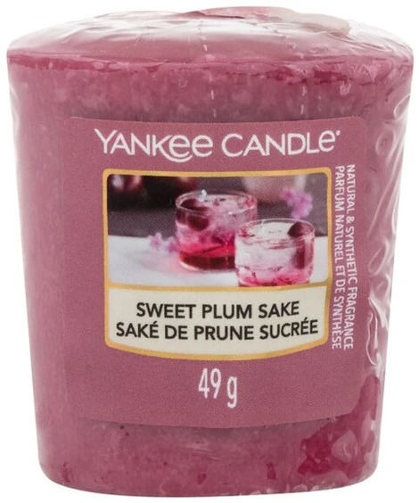 Yankee Candle Sweet Plum Sake Scented Candle kvapioji žvakė, 49 g