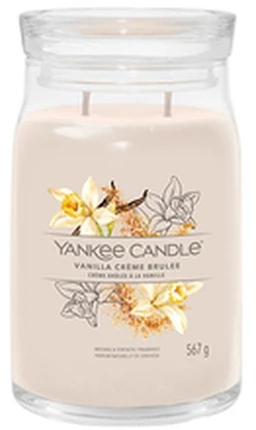 Yankee Candle Aromatinė žvakė Signature glass medium Vanilla Creme Brulée 368 g