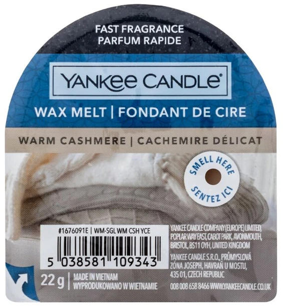 Yankee Candle Yankee žvakė Yankee žvakė „Warm Cashmere“ 22 g