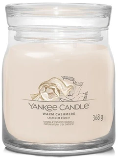 Yankee Candle Aromatinė žvakė Signature glass medium Warm Cashmere 368 g
