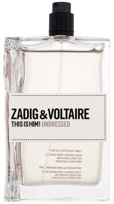 Zadig & Voltaire ZADIGVOLTAIRE THIS IS HIM! UNDRESSED EAU DE TOILETTE POUR LUI TESTER 100ML VAPORIZADOR