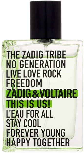 Zadig & Voltaire This is Us! L'Eau For All EDT tualetinis vanduo, 50 ml