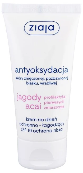 Ziaja Acai Berry Antioxidation Day Kreminis moterims, 50 ml