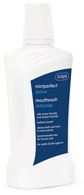 Burnos skalavimo skystis nuo ėduonies Ziaja Mintperfect, 500ml