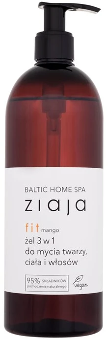 Ziaja Baltic Home Spa Fit Dušo želė & Šampūnas 3 in 1 Dušo želė