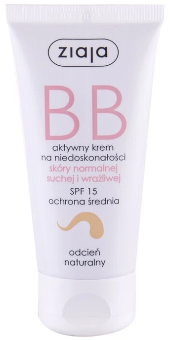 Ziaja BB Kreminis Normal and Dry Skin BB Kreminis moterims, 50 ml