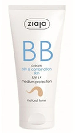 Ziaja BB krém pro mastnou a smíšenou pleť SPF 15 Dark/Peach Tone (BB Kreminis) 50 ml