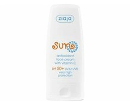 Ziaja Sun Kremas veidui su antioksidantu SPF 50+ ir vitaminu C, 50 ml