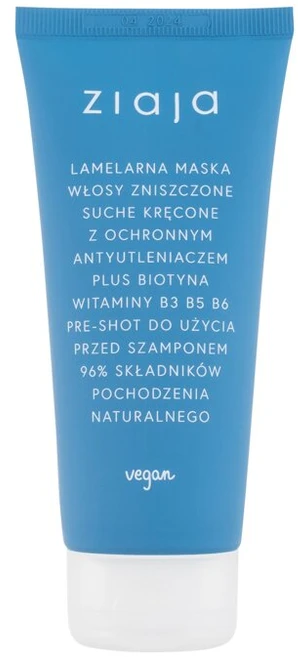 Ziaja Limited Summer Lamellar Hair Mask Hair Mask moterims, 100 ml