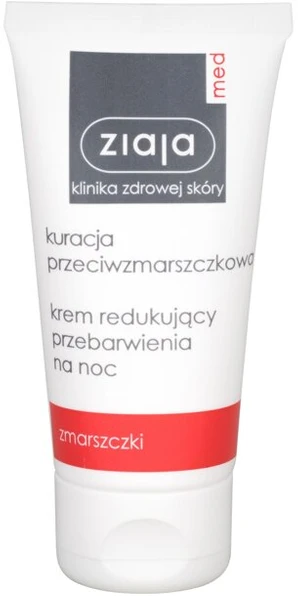 Ziaja Med Anti-Wrinkle Treatment Smoothing Night Kreminis Night Skin Kreminis moterims, 50 ml