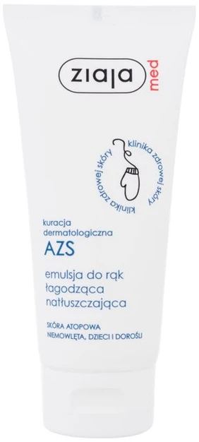 Ziaja Med Atopic Treatment AZS Soothing Hand Kreminis Rankų kreminis unisex, 100 ml