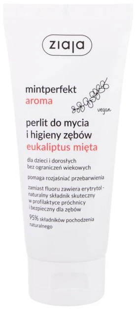 Ziaja Mintperfekt aromatinis perlitas dantų valymui ir higienai Eucalyptus Mint 100ml