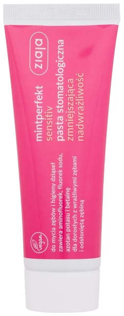 Ziaja Mintperfekt Sensitiv dantų pasta mažinanti padidėjusį jautrumą 75ml