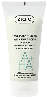 Ziaja Peelingová maska s ovocnými kyselinami (Face Mask + Scrub) 55 ml