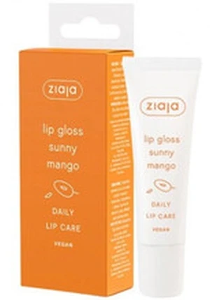 Ziaja Bálsamo Labial Con Brillo Sunny Mango, 12 ml