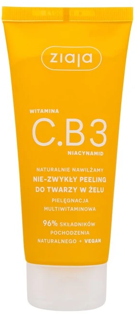 Ziaja Vitamin C.B3 Niacinamide Face Scrub Gel Peeling