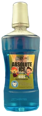 „Zidac Laboratories“ burnos skalavimo skystis „Absolute Ice Kids“, 500 ml