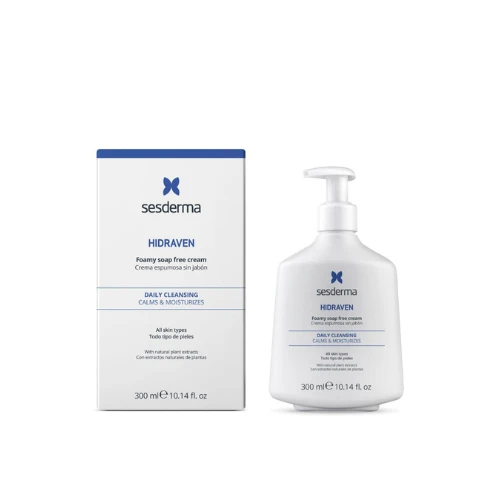 Sesderma Hidraven Foamy Soap Free Cream Bemuilis putojantis prausiklis, 300 ml