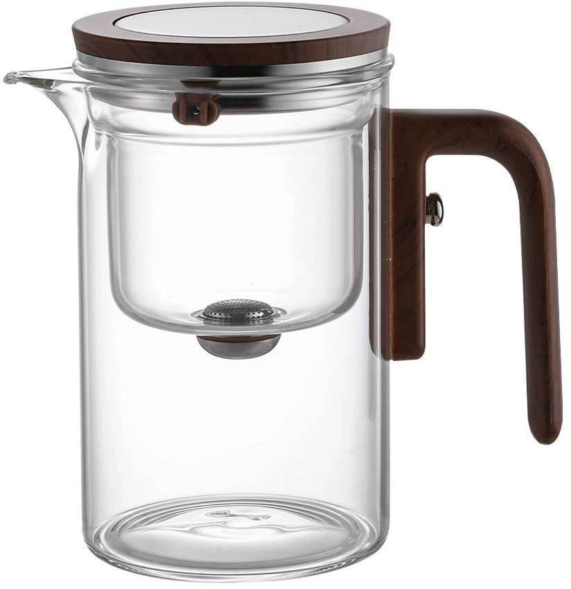 Magnetinis borosilikatinio stiklo arbatinukas su filtru „Mano ritualas“, 200 ml