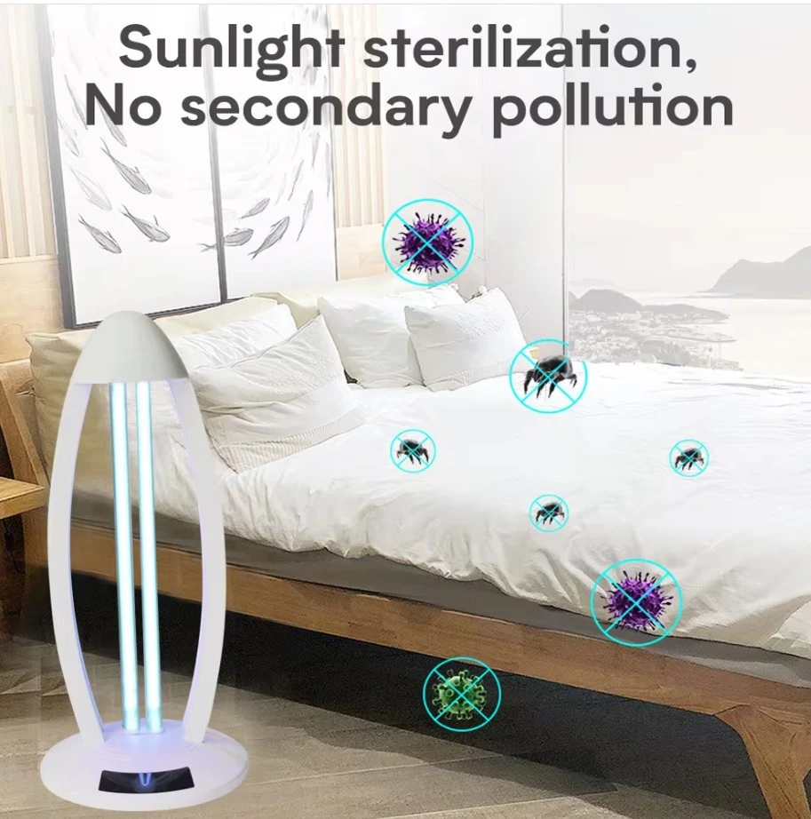 Antibakterinė ultravioletinė lempa 60W, UV germicidinė lempa, UVC sterilizavimo lempa, UV-C lempa, dezinfekcinė UV lempa