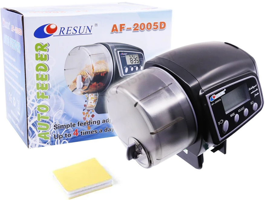 Automatinis žuvų šėriklis akvariumui 100 ml, automatinis žuvų maitinimo dozatorius akvariumui, žuvų lesinimo įrenginys akvariumui