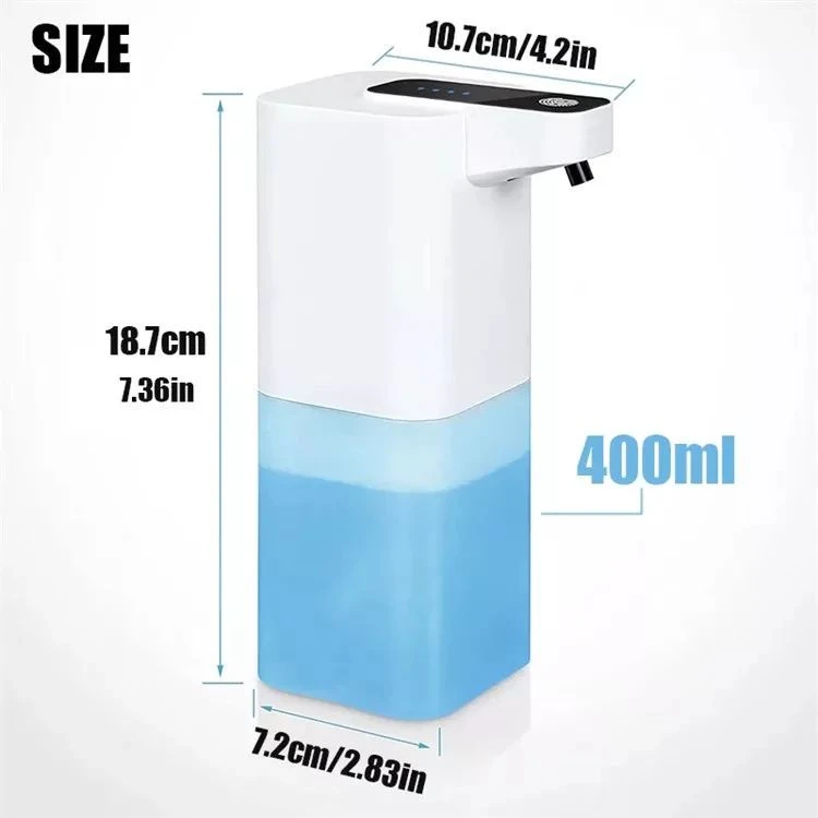 Elektrinis muilo dozatorius, automatinis muilo dozatorius 400 ml, bekontaktis muilo dozatorius, elektroninis muilo dozatorius