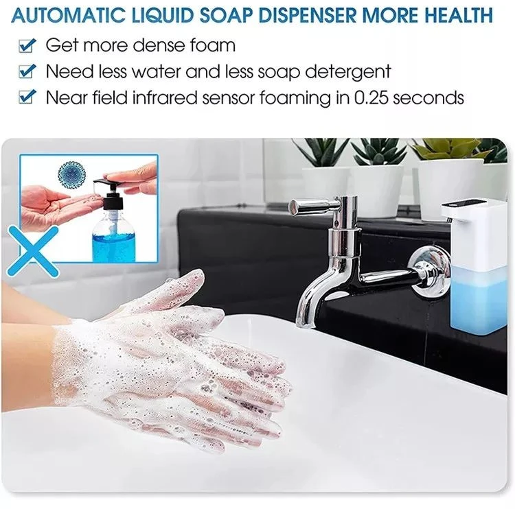 Elektrinis muilo dozatorius, automatinis muilo dozatorius 400 ml, bekontaktis muilo dozatorius, elektroninis muilo dozatorius