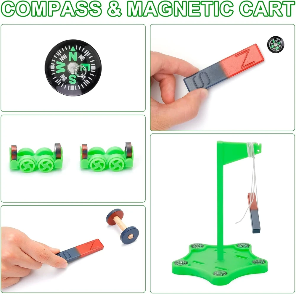 Magnetinis mokslo eksperimentų rinkinys, magnetų mokslo rinkinys, vaikų magnetų mokslo rinkinys, magnetinis eksperimentų komplektas, magnetų rinkinys vaikams