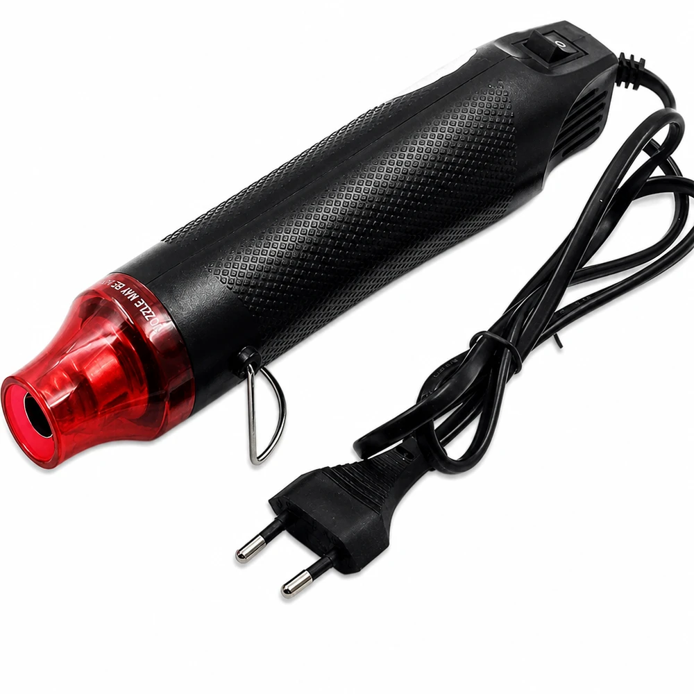 Mini karšto oro pūstuvas 300W 200°C, karšto oro pistoletas, mini šiluminis pistoletas, karšto oro įrankis, šilto oro pūstuvas