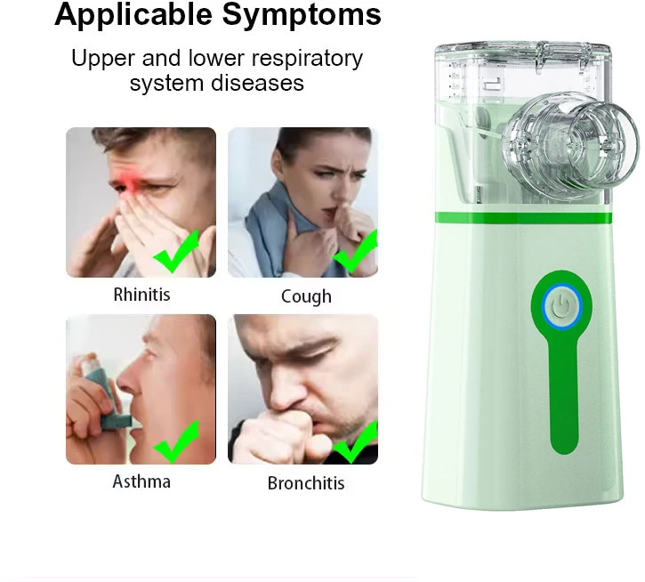Nešiojamas tinklelinis inhaliatorius–nebulizatorius, medicininis nebulizatorius, nešiojamas inhaliatorius, tinklelinis inhaliatorius, tinklelinis medicininis inhaliatorius