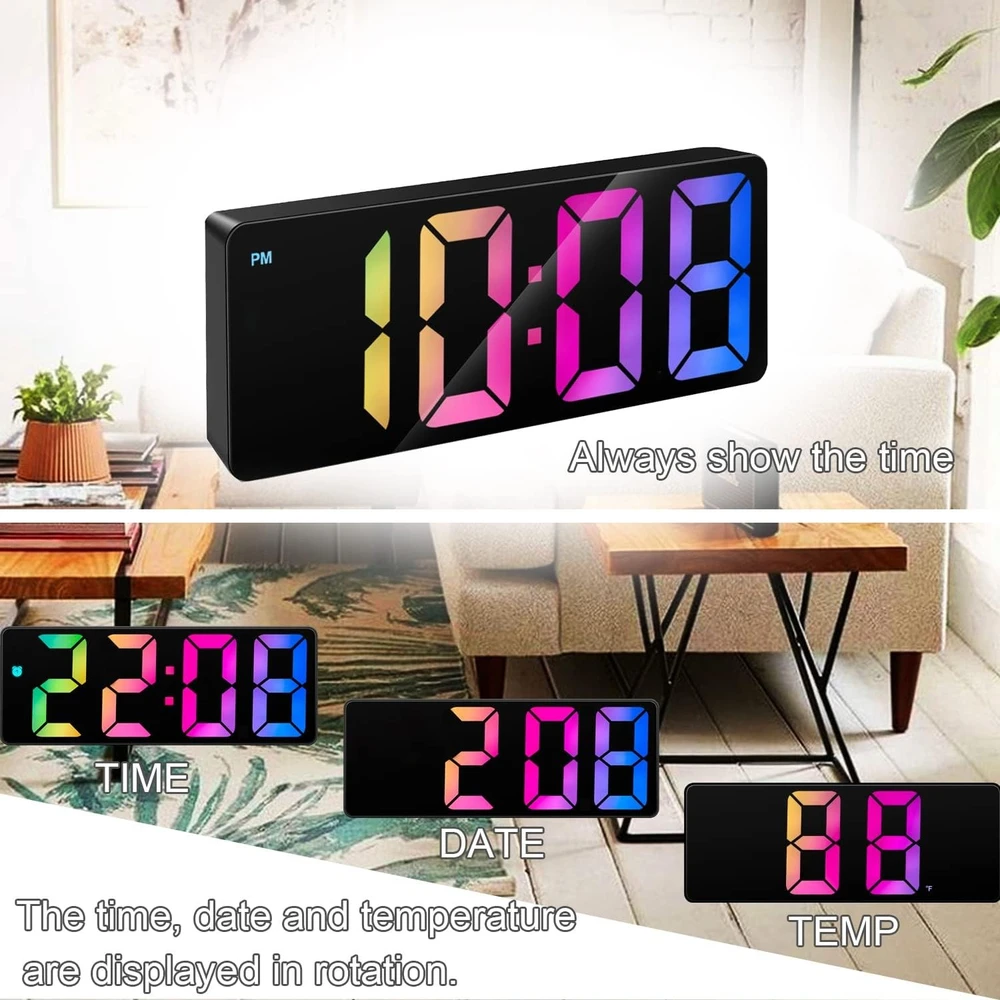 Skaitmeninis žadintuvas, LED žadintuvas, elektroninis žadintuvas, skaitmeninis laikrodis su žadintuvu, elektroninis laikrodis su žadintuvu, LED laikrodis su žadintuvu