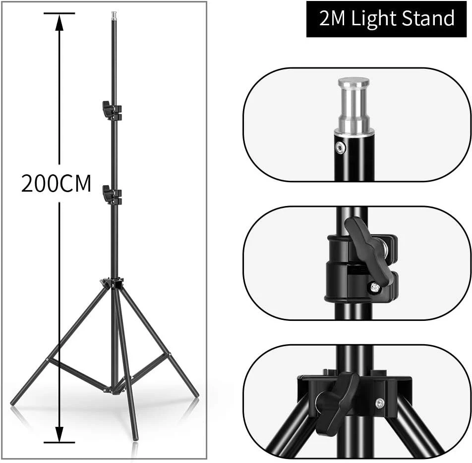 Softbox 235 cm, 4 lemputės, 45 W 5500K, softbox apšvietimo komplektas, šviesdėžė, šviesos dėžė, apšvietimo rinkinys su softbox
