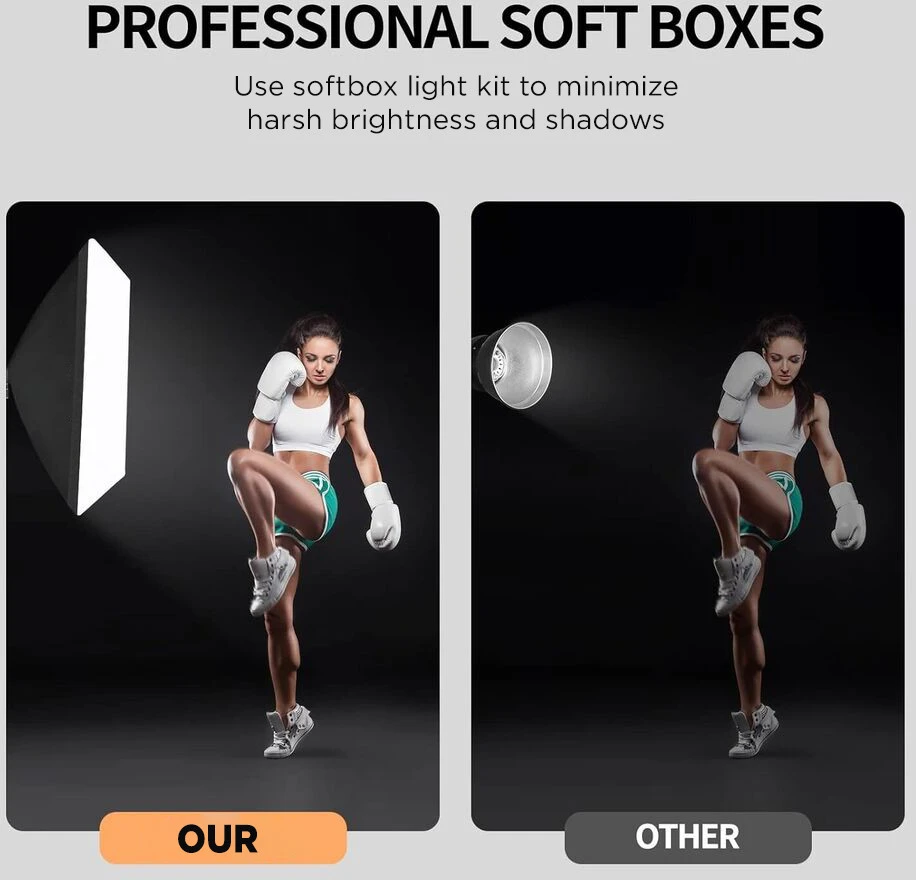 Softbox apšvietimo rinkinys 235 cm, softbox šviesa 2 vnt./komplektas, studijinis apšvietimo rinkinys, softboksų rinkinys, softbox lempos komplektas, studijinės šviesos rinkinys
